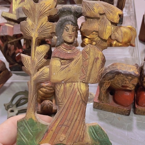 香榧木强*一个孤品木雕20