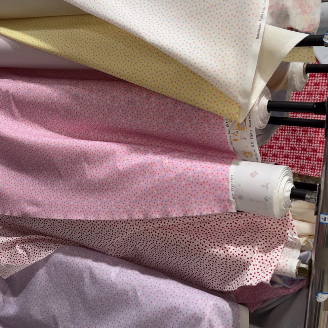 棉5米价纯棉平布1.1宽果子5色各一米45区