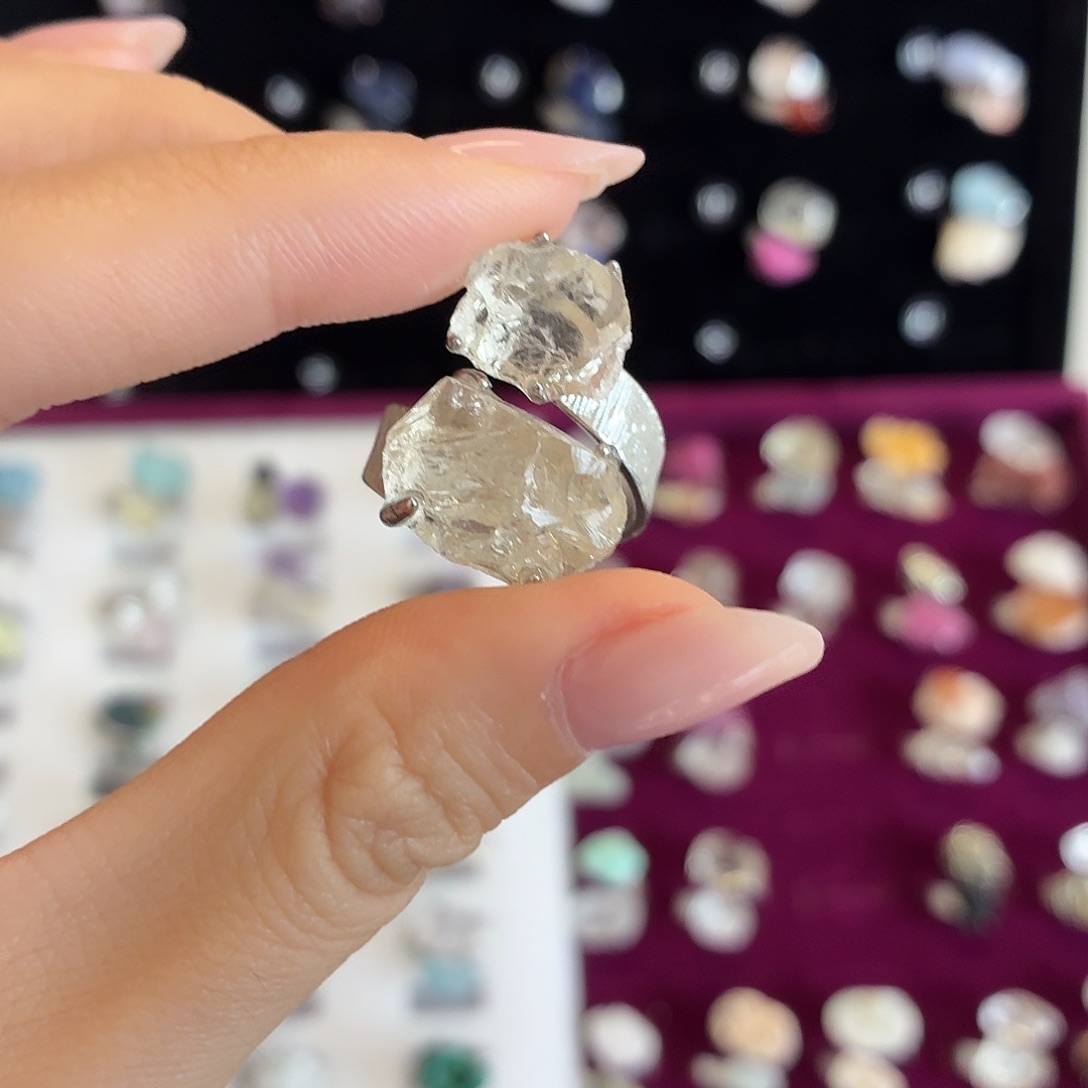 大理石铜合金戒指