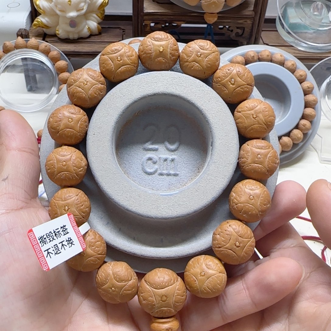 手串凤眼菩提17mm麒麟0@418161