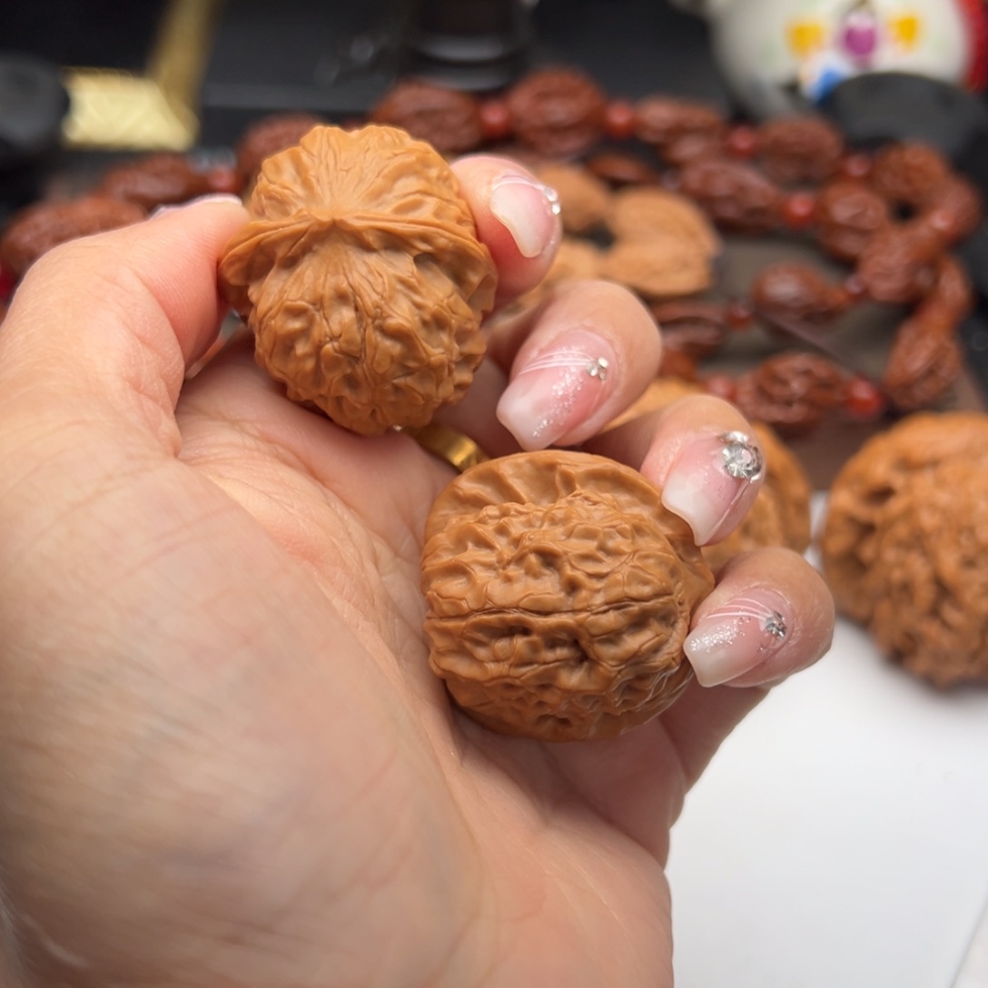 文玩核桃把件石门元宝32