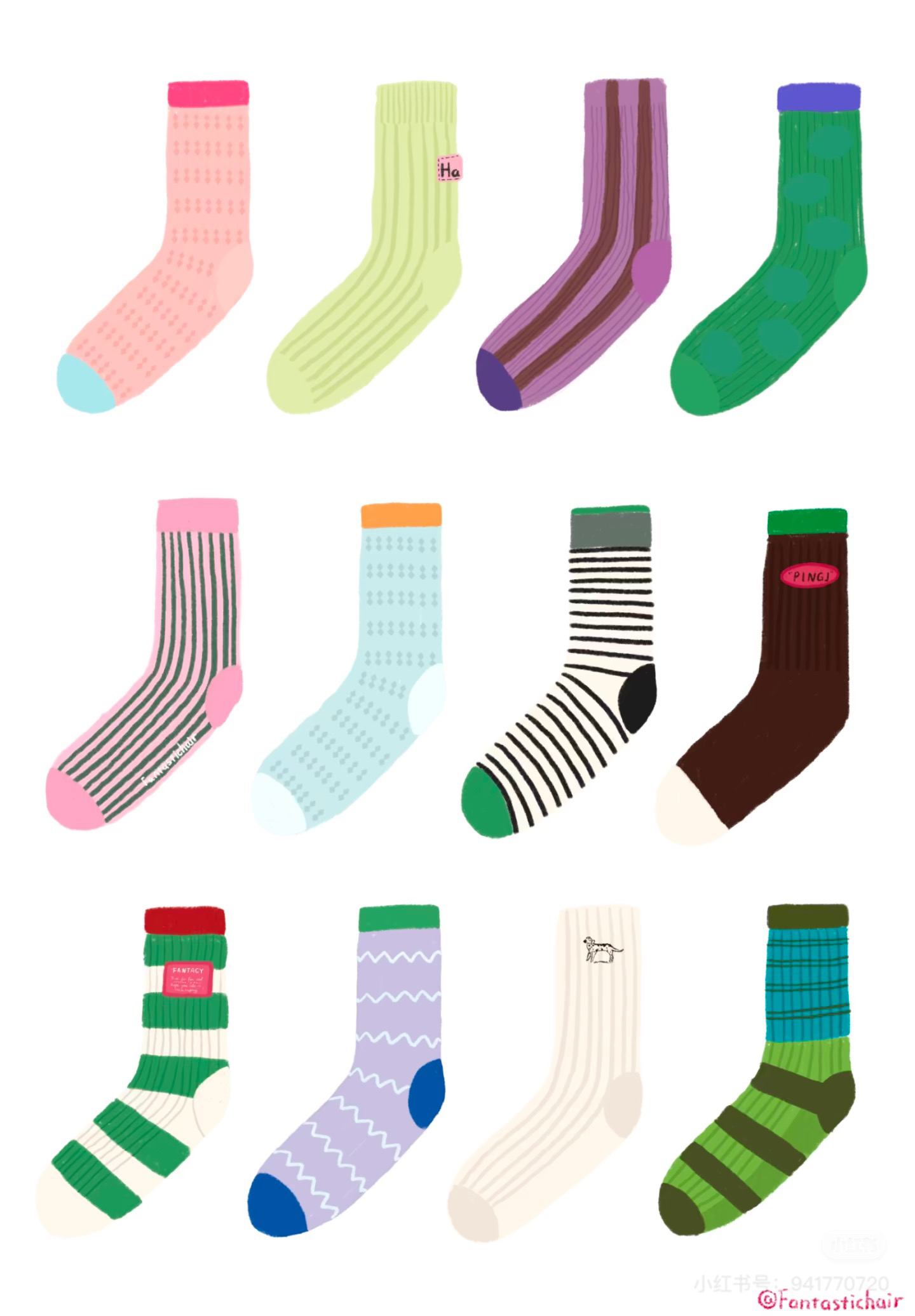 运动袜压力袜健身袜跑步袜篮球袜马拉松中筒潮袜