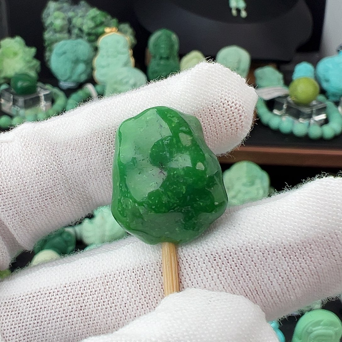 绿松石未镶嵌绿松石主播璐璐