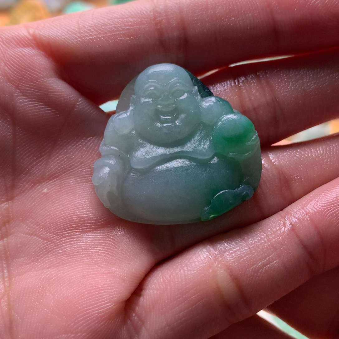 定制翡翠未镶嵌佛