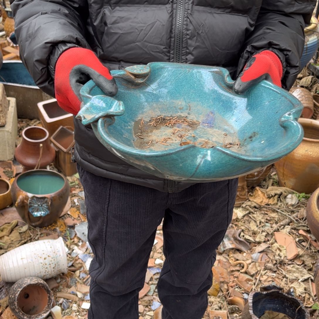 红陶高9口30无孔