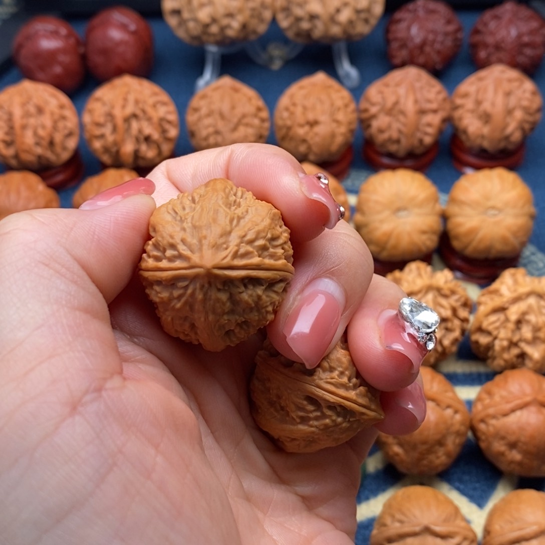 文玩核桃把件小****ʸ精品小手捻