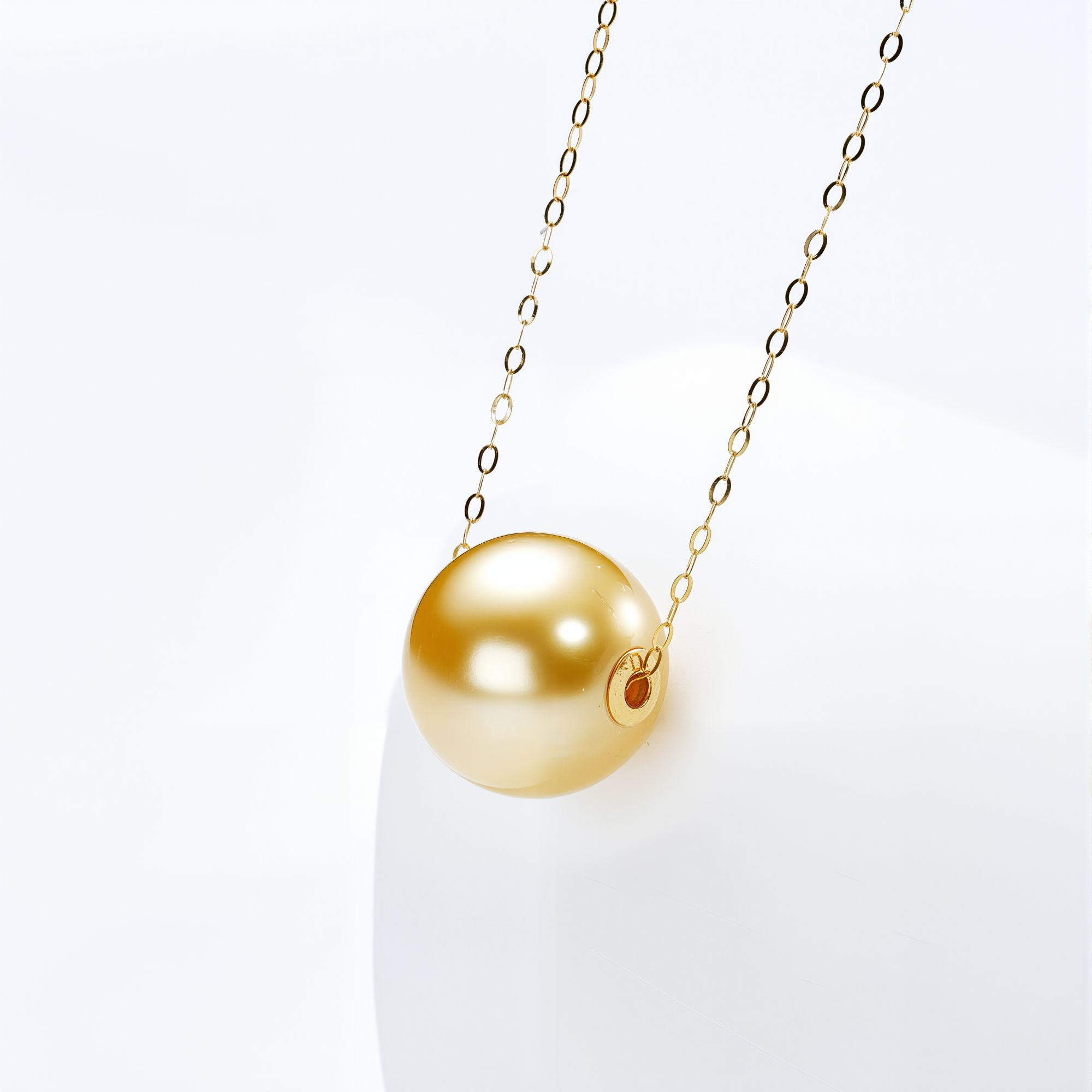 海水南洋金珍珠路路通吊坠 10-11mm 18k金（赠s925银链）2258H00DY