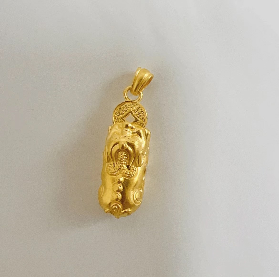 【林总】18k精致经典款貔貅-HJ078（赠链）