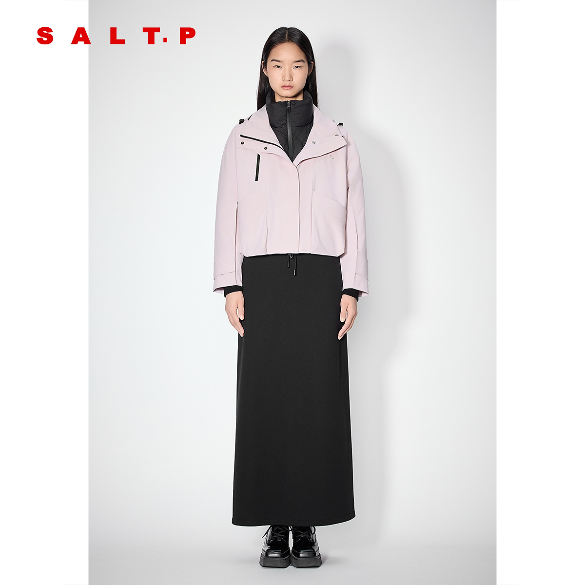 SALT.P可颜户外通勤H型短款羽绒服2025秋季新款