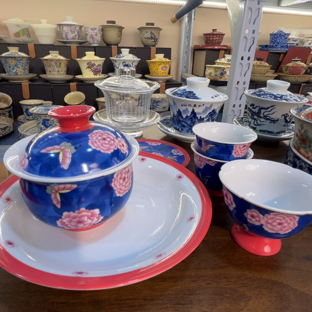 这些盖碗这样漂亮