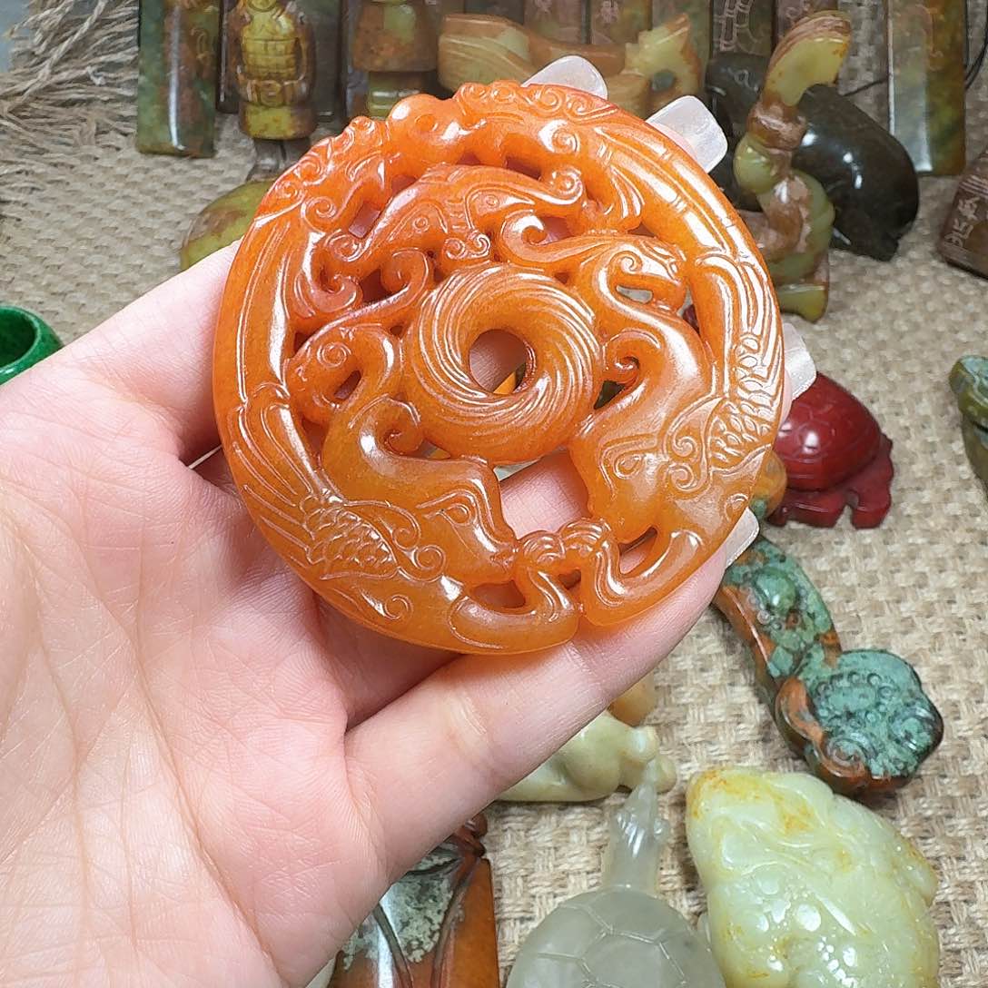 白玉菩提吊坠挂件