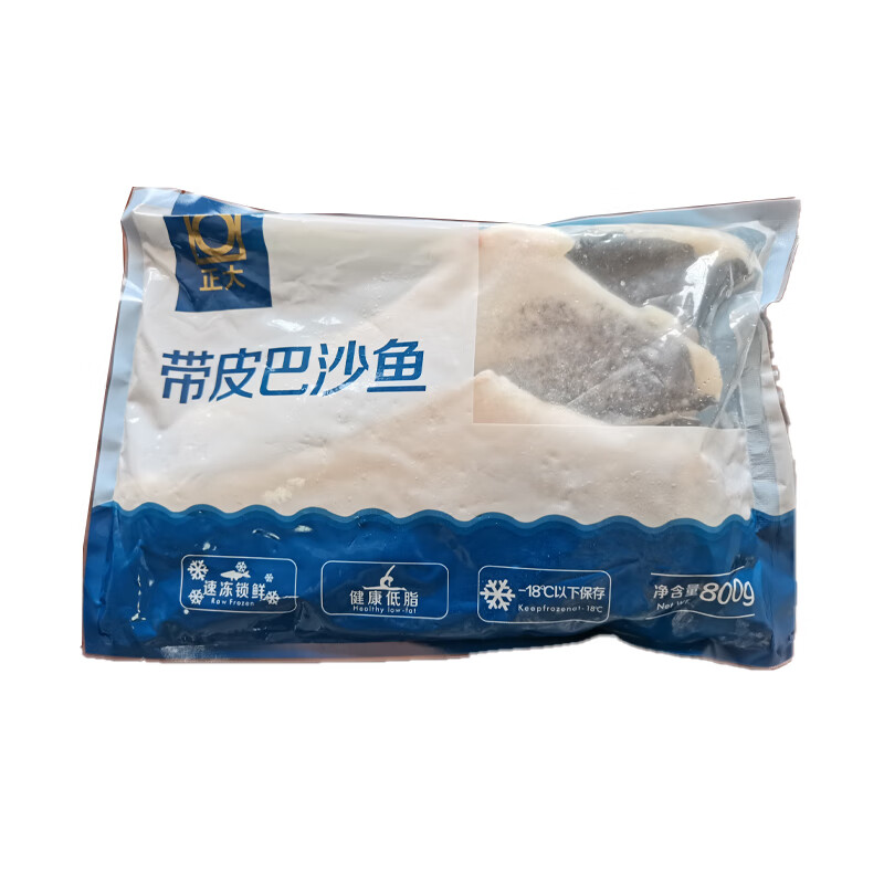 【正大巴沙鱼】正大带皮巴沙鱼800g