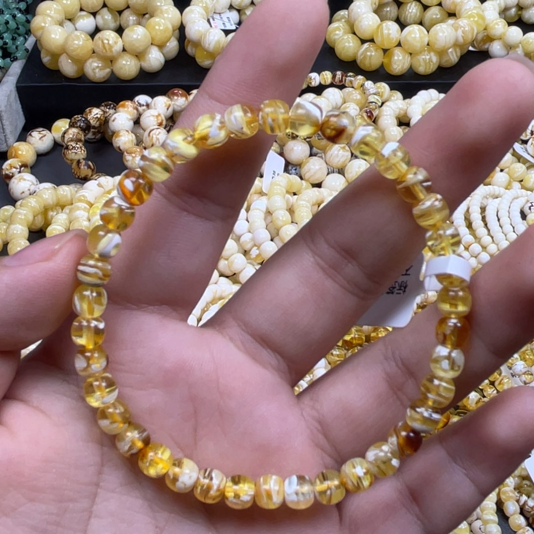 蜜蜡未镶嵌珠宝奇石5.5m