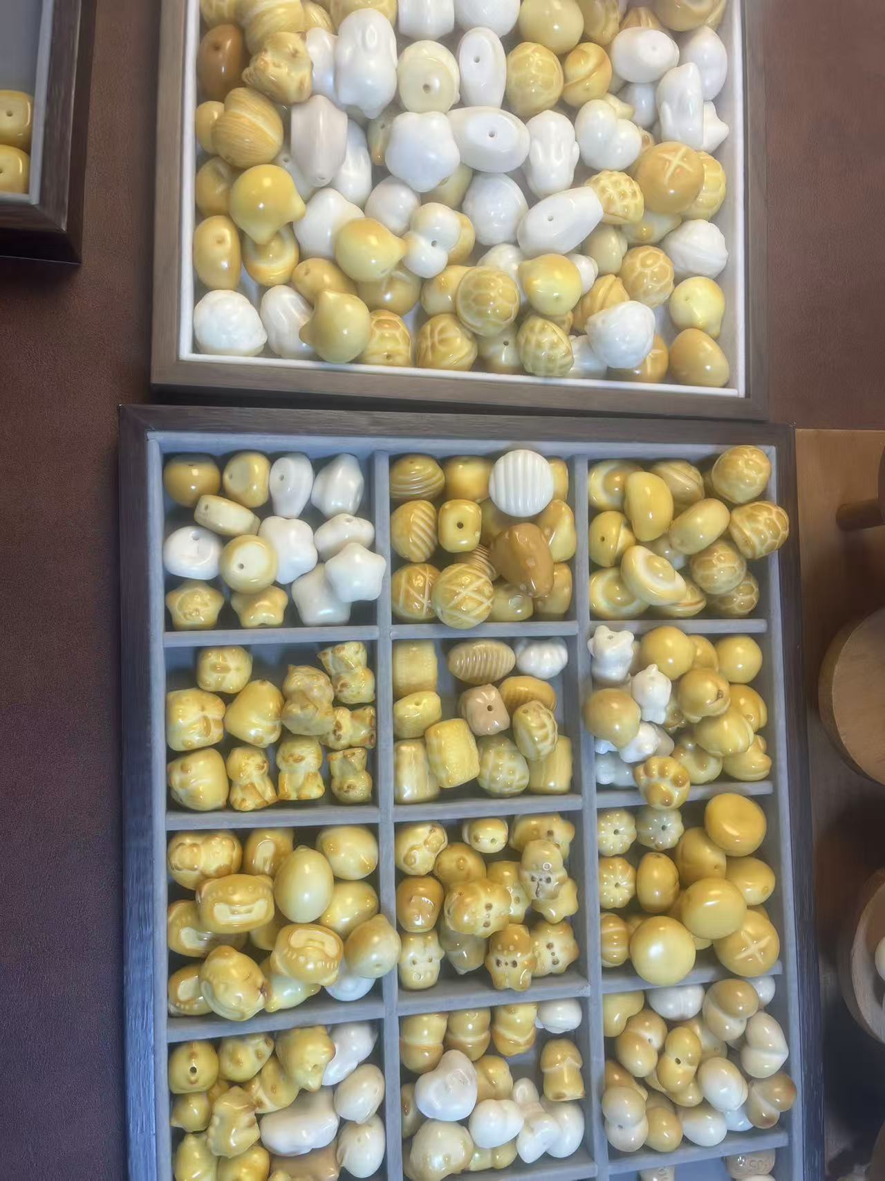 全品：天然象牙果雕刻（选好货后不退不换）