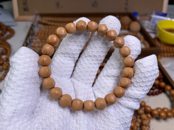 【唐八棱】全品无暇猴头手串