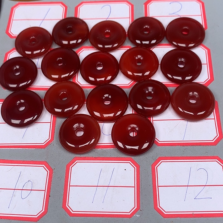 未***来玛瑙/玉髓未镶嵌颈饰