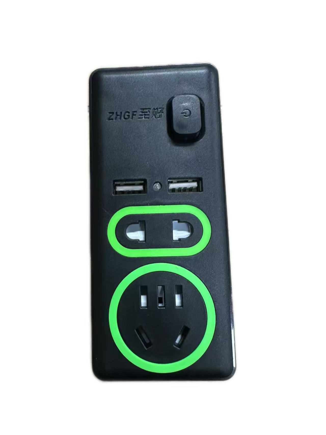 准新品  【按照主播讲解拍】209/无线 家用电排插（2插位+2USB）
