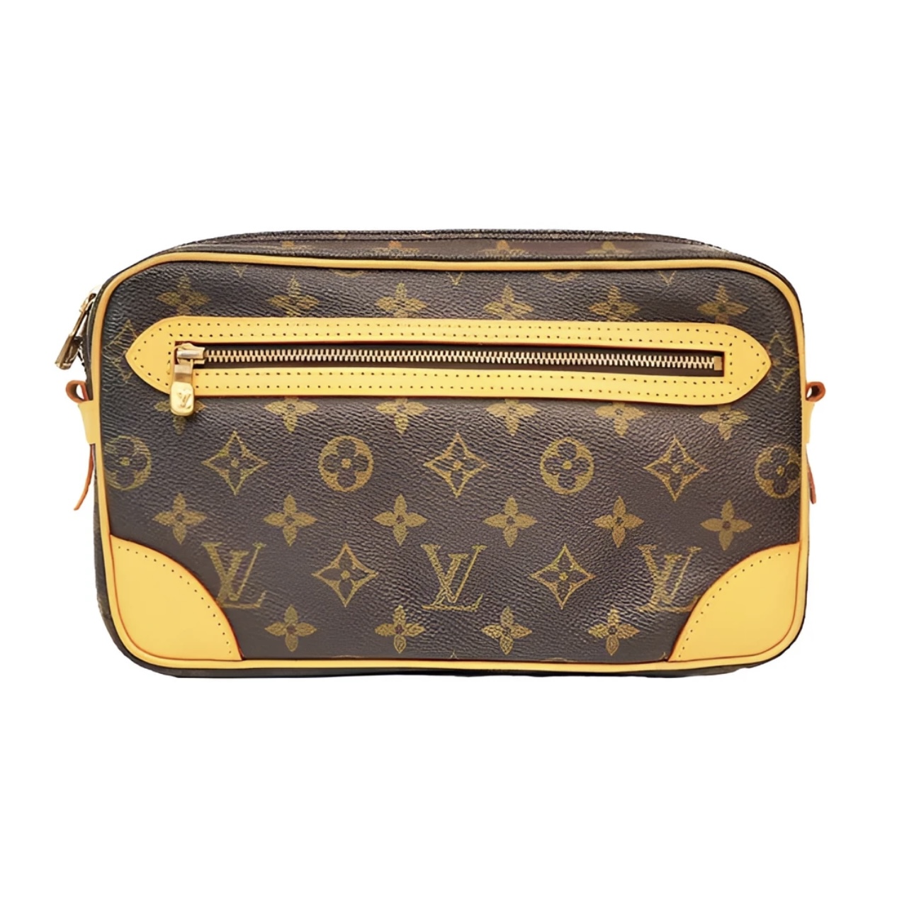 95新 LouisVuitton/路易威登 苏苏/LV/26开口笑相机包/植鞣革换新