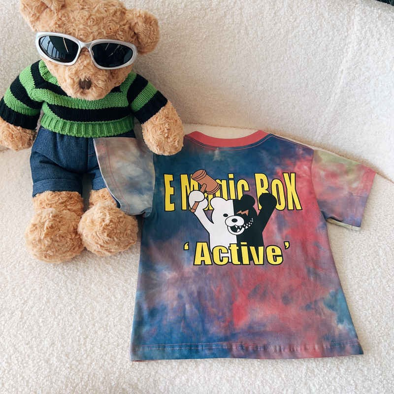 亿洋童装定制”渲染小哥"儿童夏季限量款短袖C0113