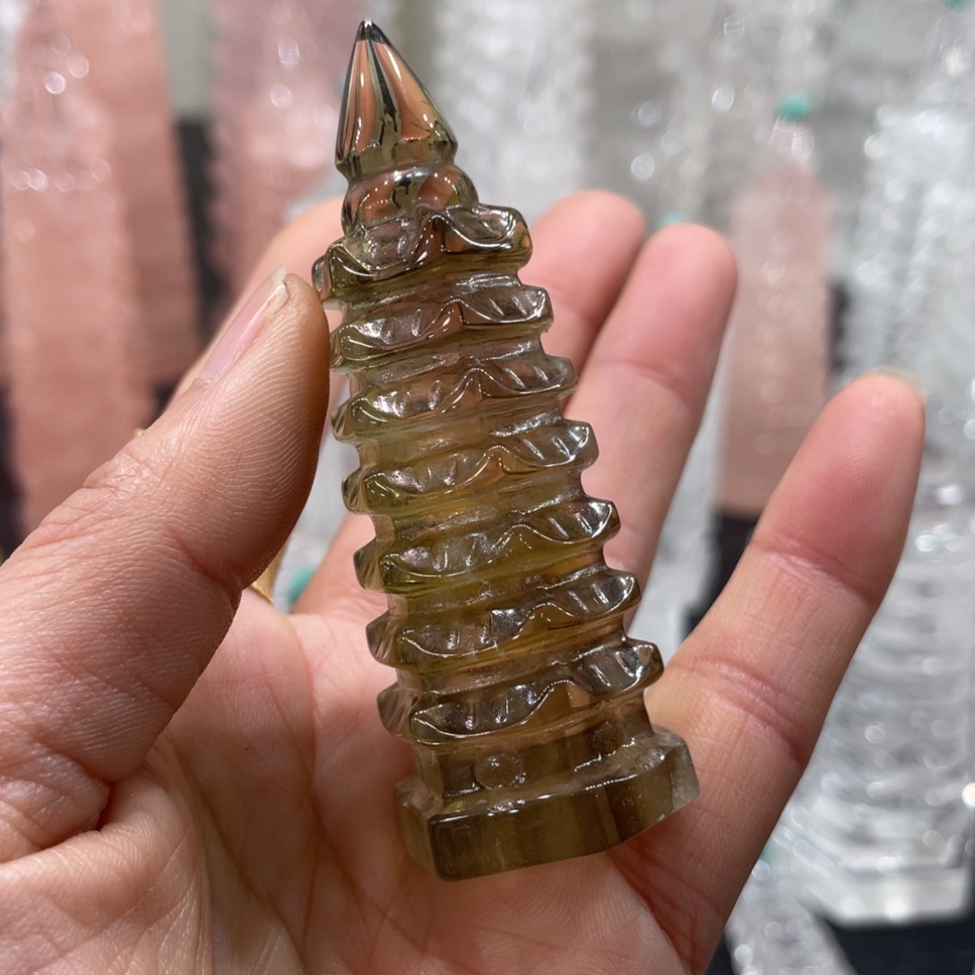 水晶摆件水晶未镶嵌手**云