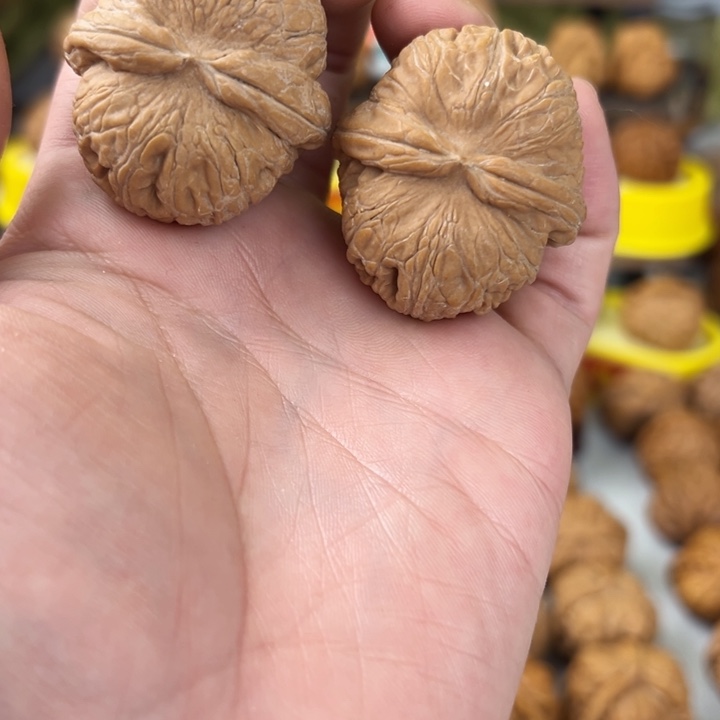 不***话吊坠文玩核桃38尺全品无修元宝