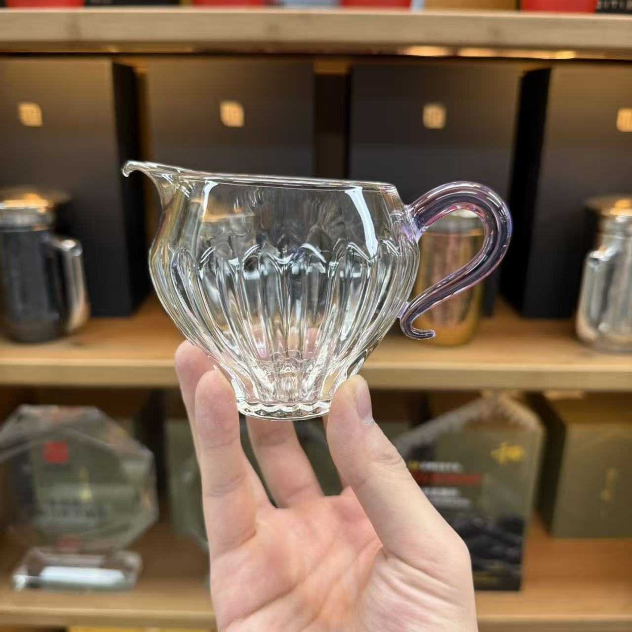 《限時體驗專享款》台灣皿可洛迦公道杯高手工轻奢玻璃公道杯耐热
