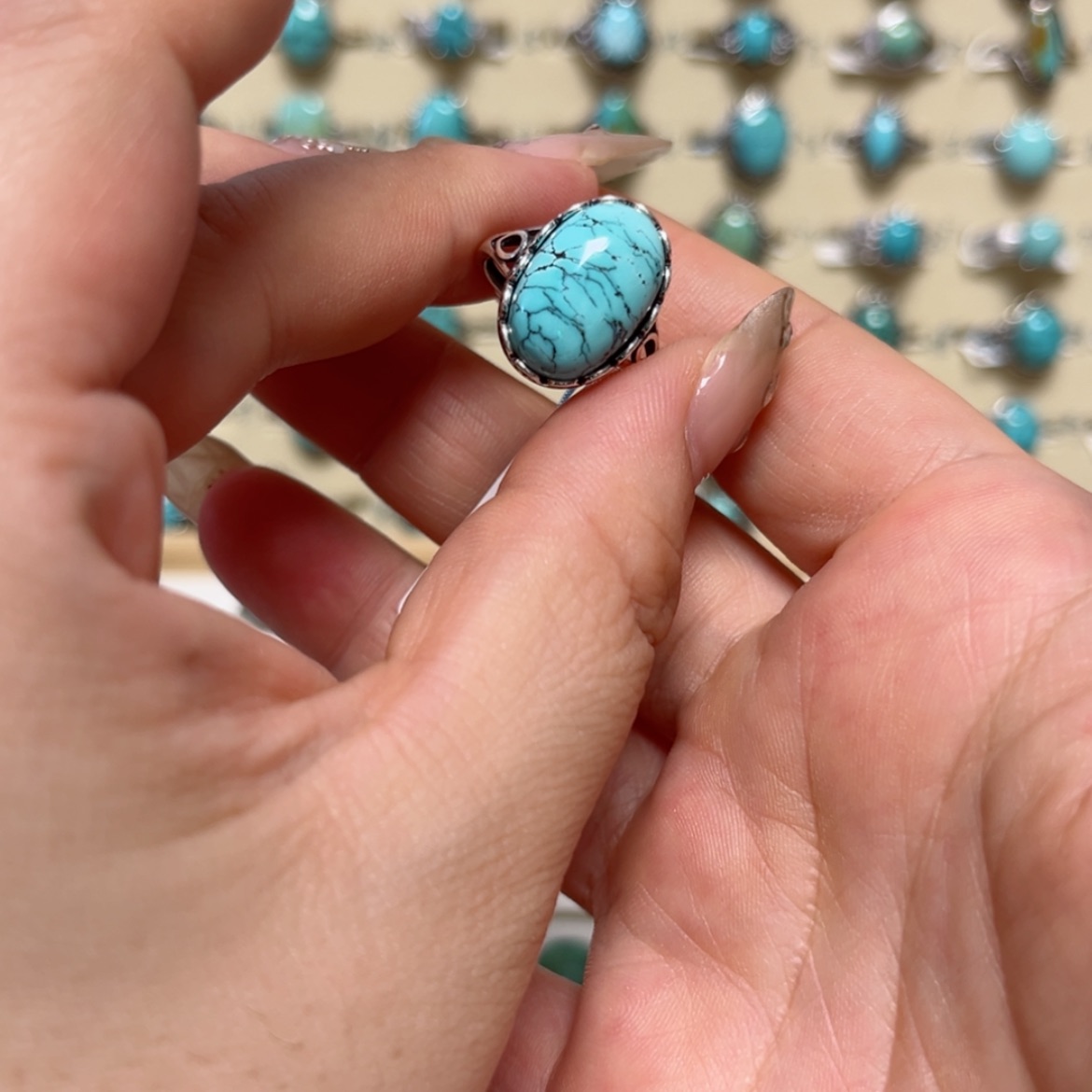 【闪购商品】未镶嵌绿松石珠宝奇石