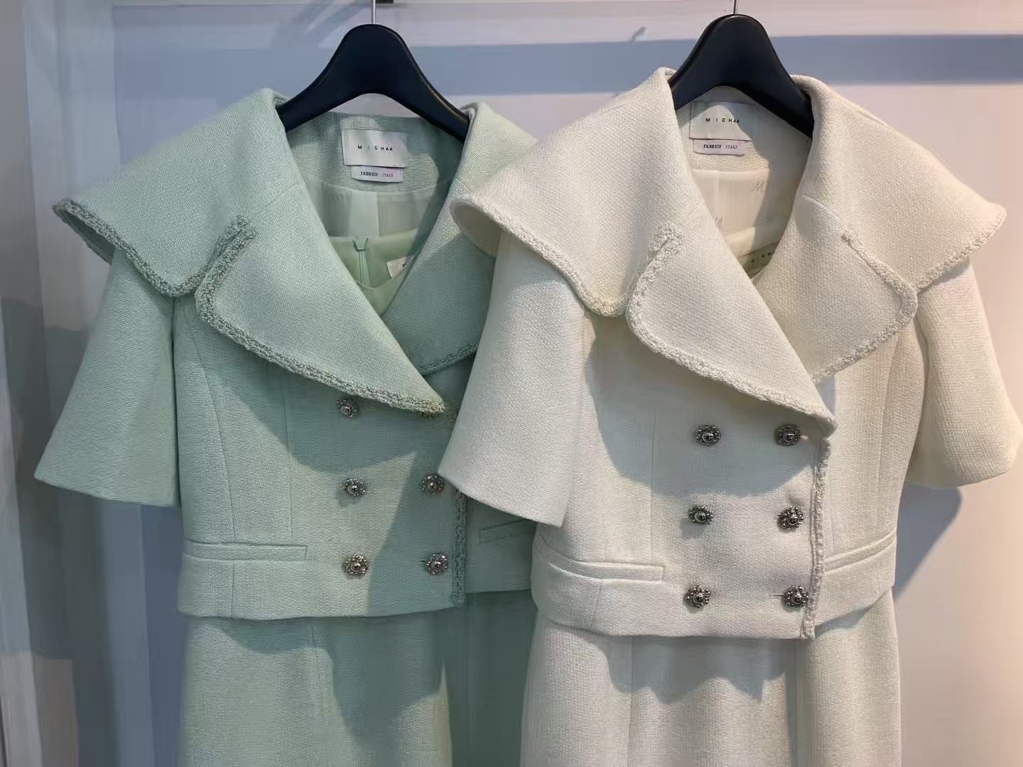 [jk535]时尚套装女装夏季秋冬短裤套装连衣裙亲子短外套毛呢