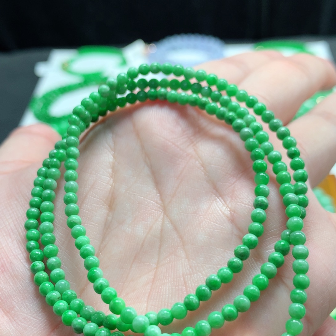 翡翠未镶嵌手链翡翠