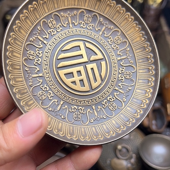 铜制工艺把玩摆件