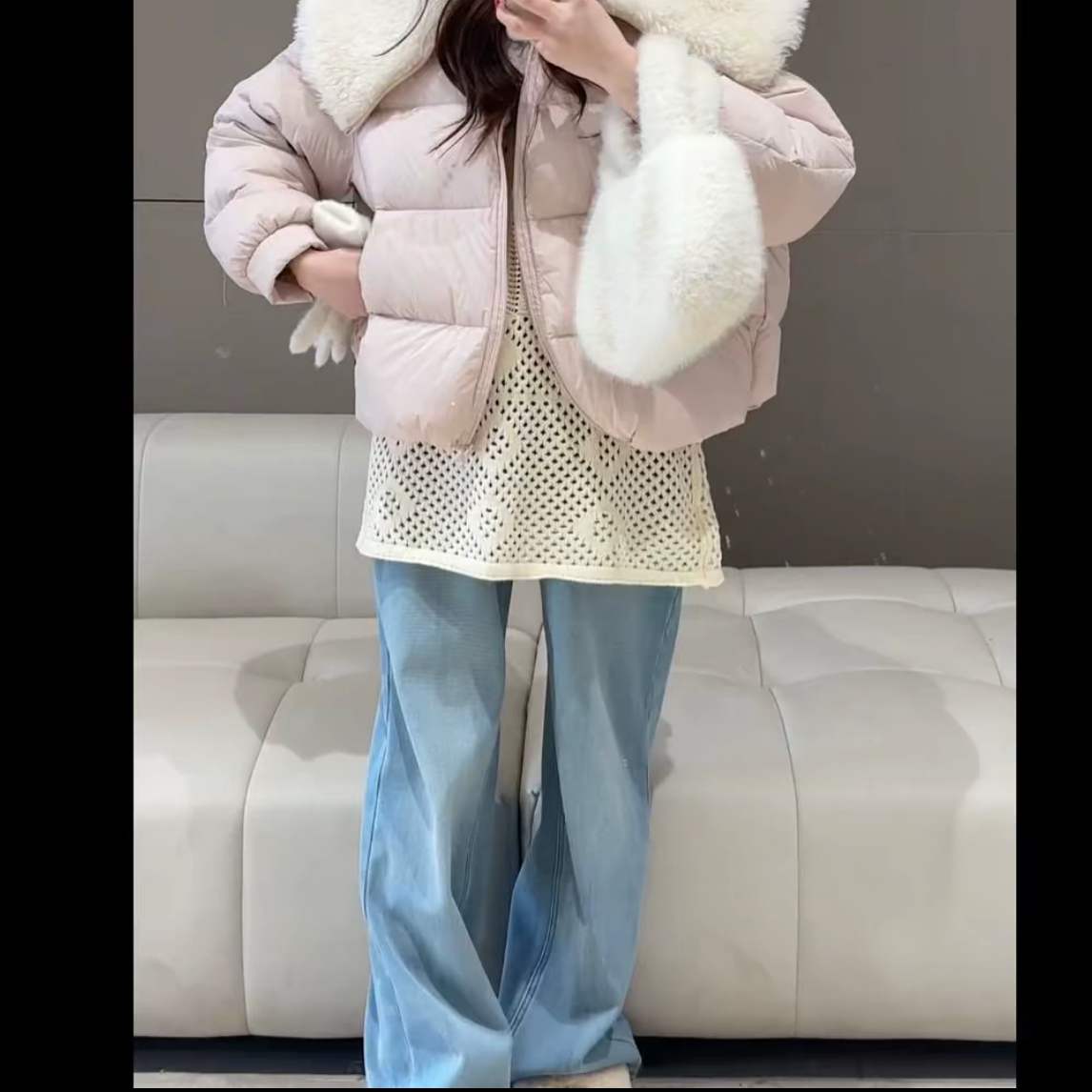 31396韩版加绒过冬神裤