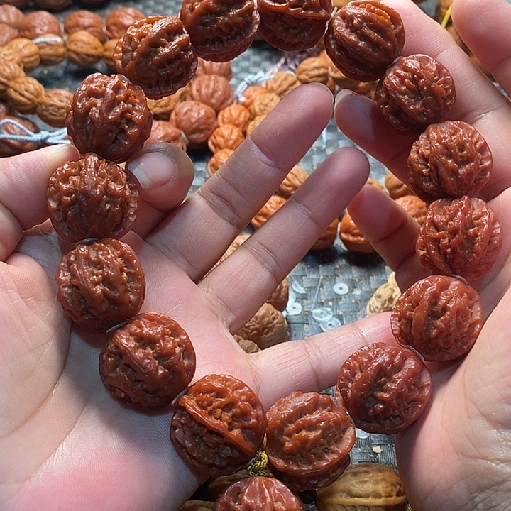 手串文玩核桃龙脊京八棱