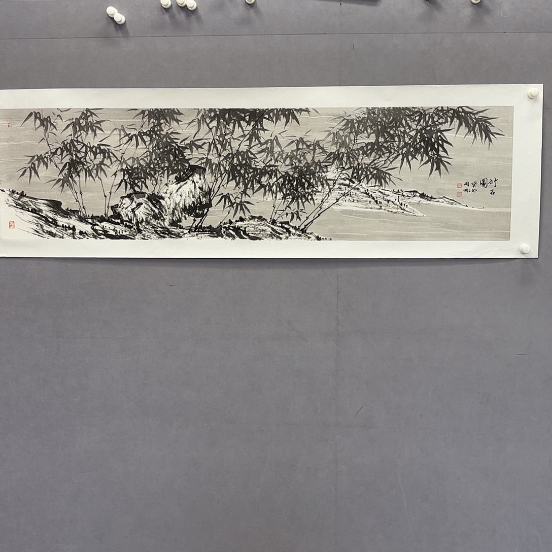 国画艺术家真人手绘