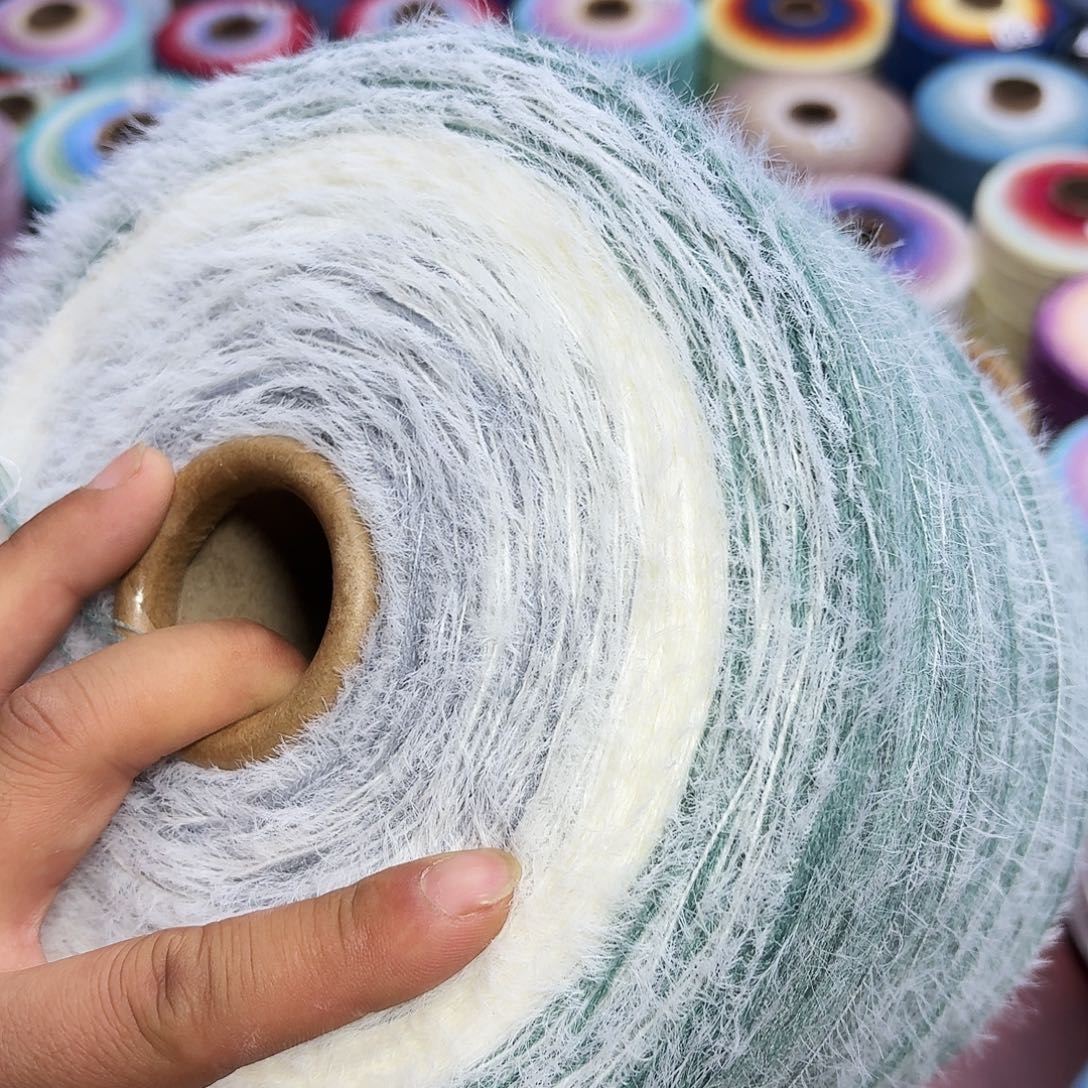 北极绒渐变色三斤外绿