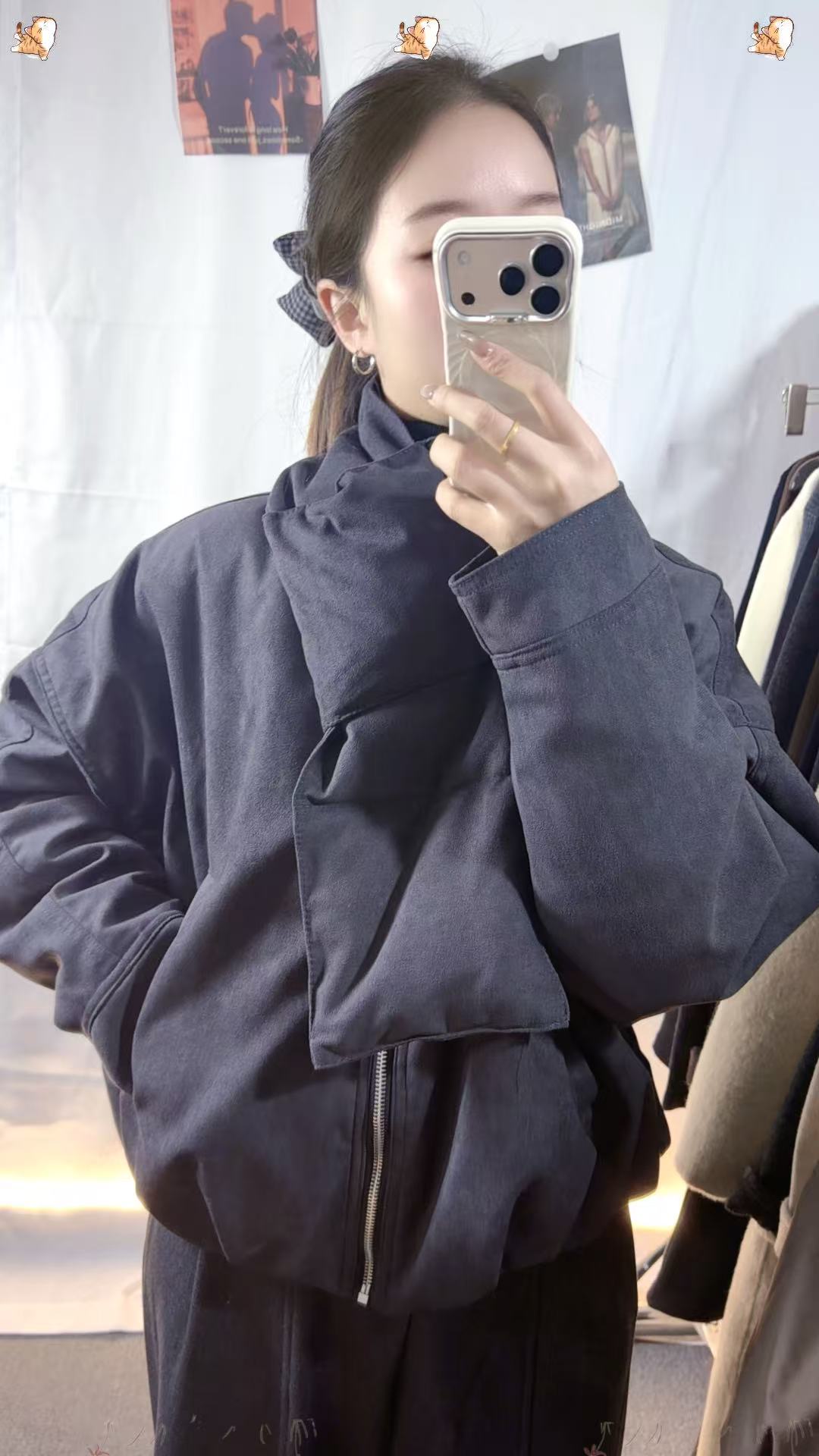 韩系圆领白鸭绒新款时尚休闲百搭羽羽