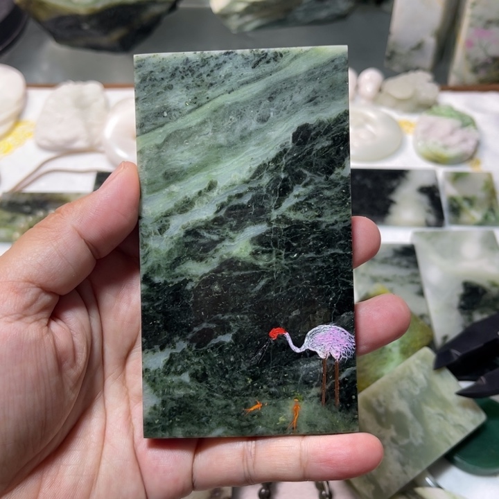 未镶嵌独山玉颈饰