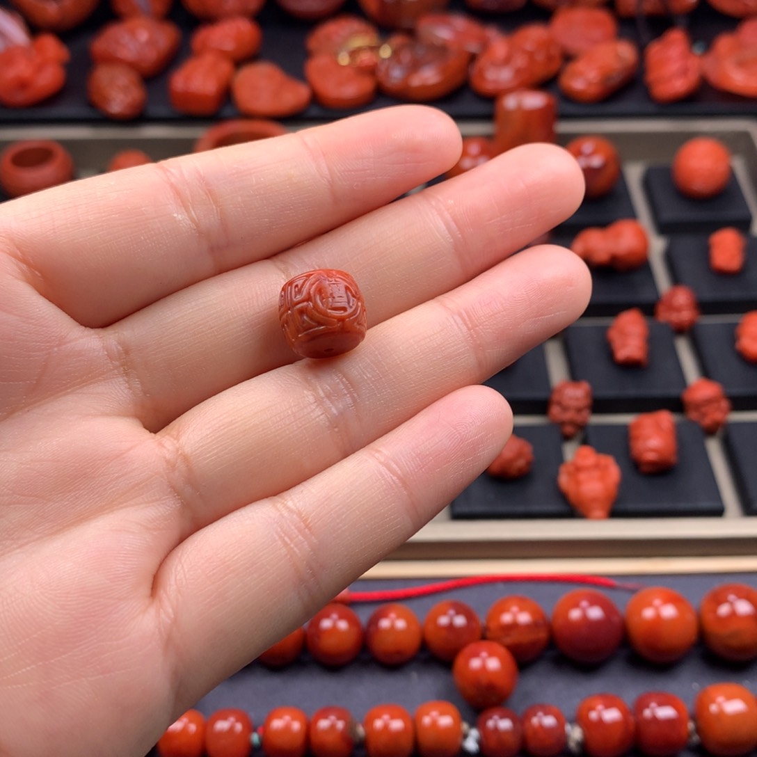 南红玛瑙博古纹11.7未镶嵌亦****8