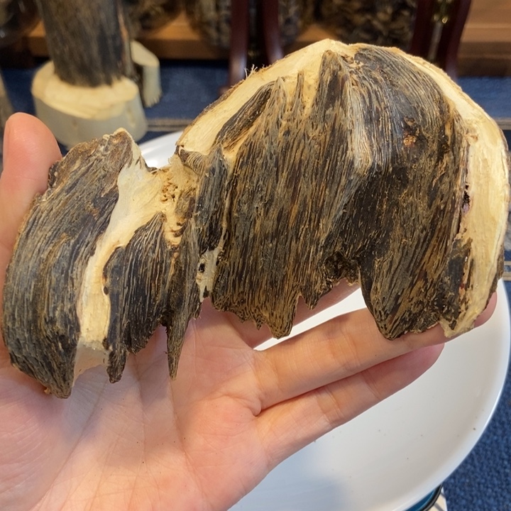 连***余沉香沉香碎屑奇楠虎斑棋30克多样性发一