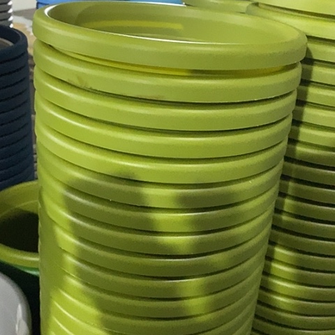 树脂四季4号微瑕果绿无托8个