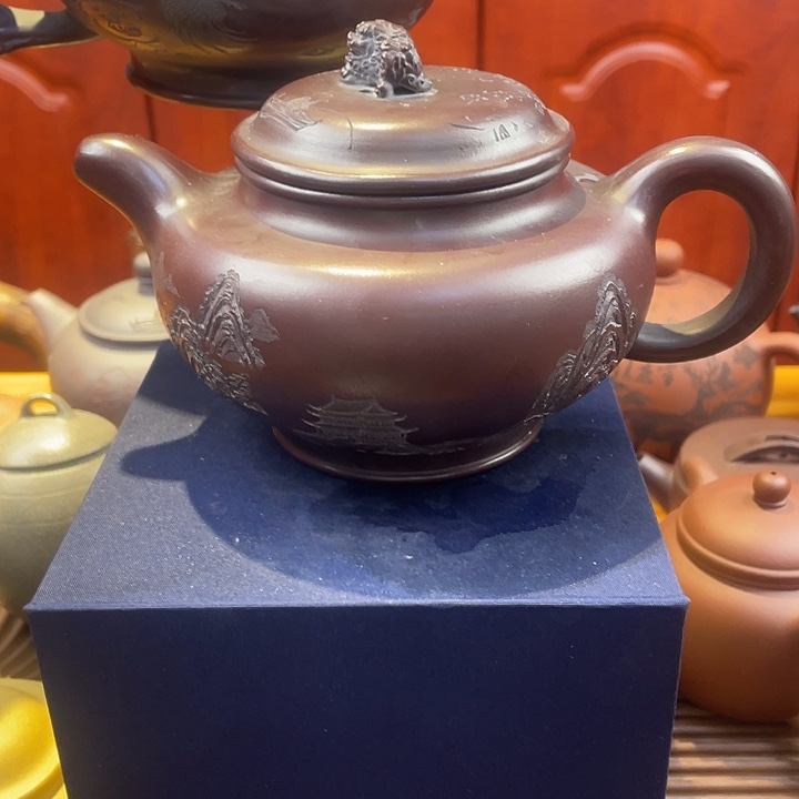 兰***人茶壶紫砂正品一把