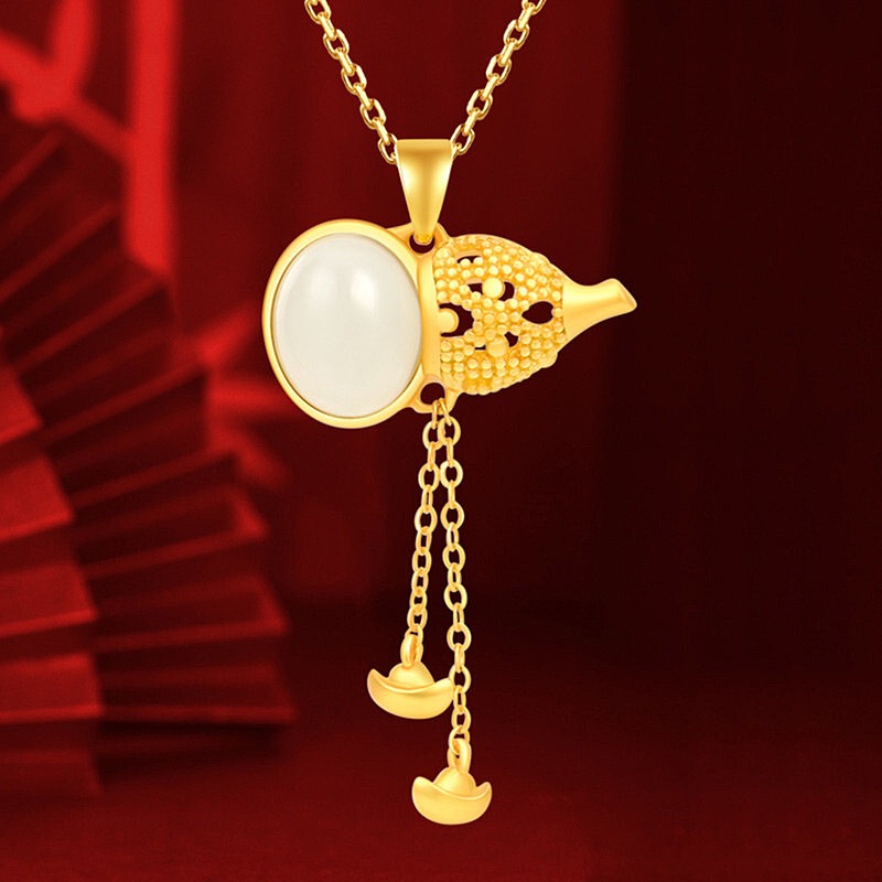 气质福禄双全流苏吊坠项链坠链ZD0001