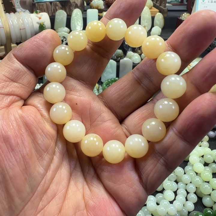 和田玉未镶嵌套链