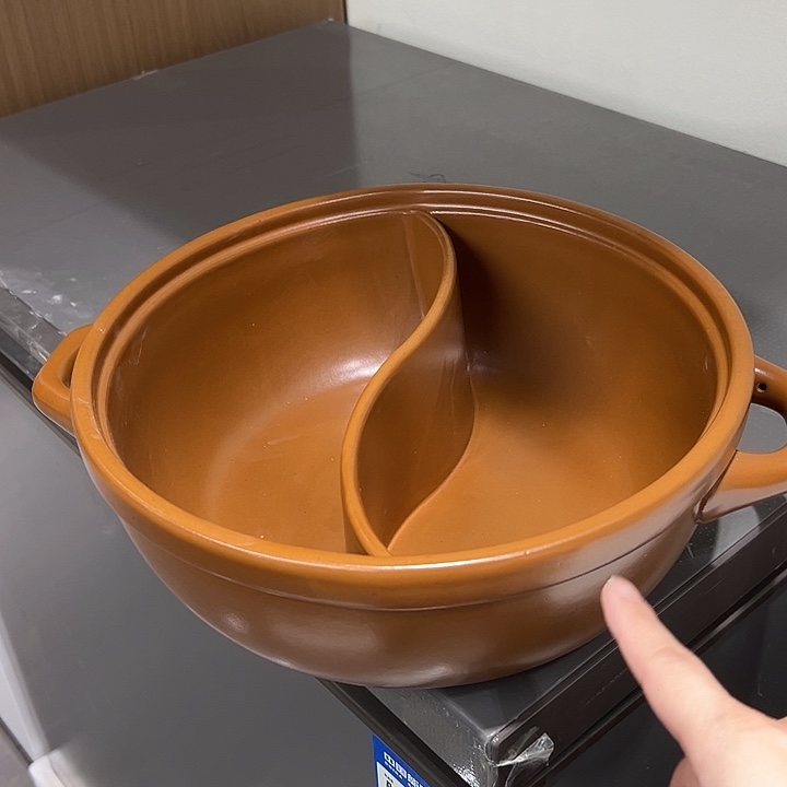 陶土鸳鸯锅3升订单款