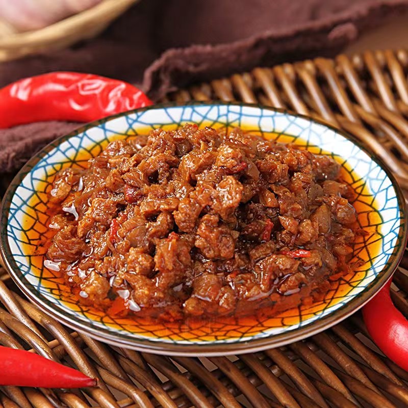 【晋老五专属】香辣五香牛肉酱拌面拌饭炒菜夹馍必备下饭调味蘸料酱