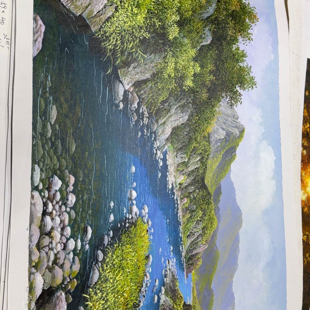 油画我是一个很喜欢
