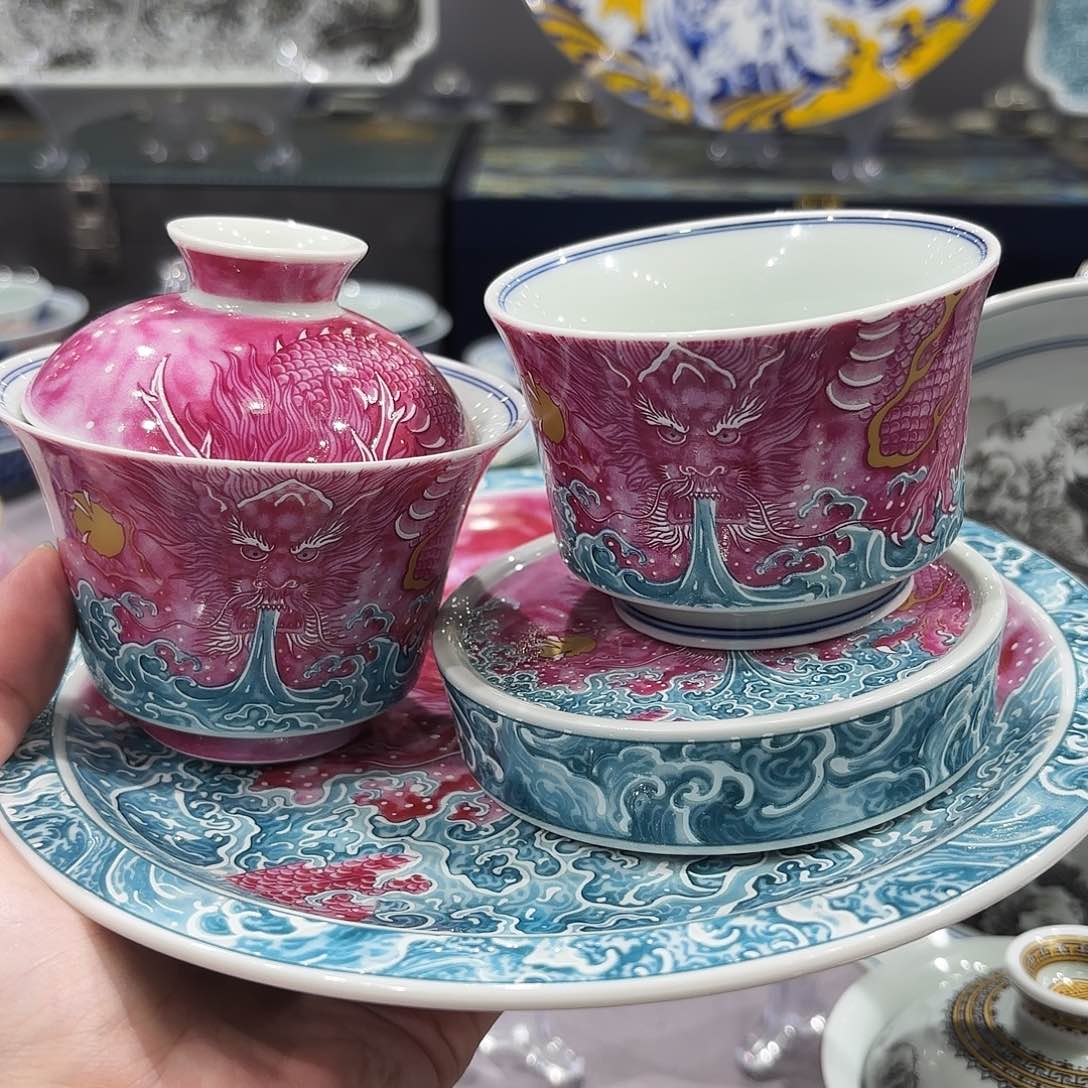 瓷片景德镇瓷器艺术半手