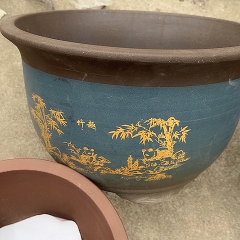 紫砂宜兴紫砂蓝熊猫大