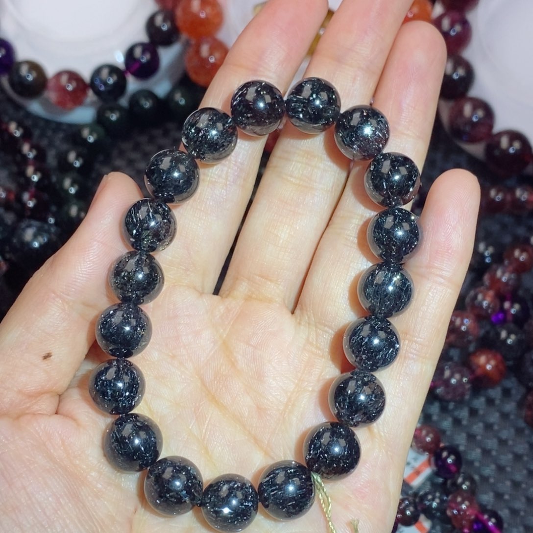 水晶手链未镶嵌黑加仑157808