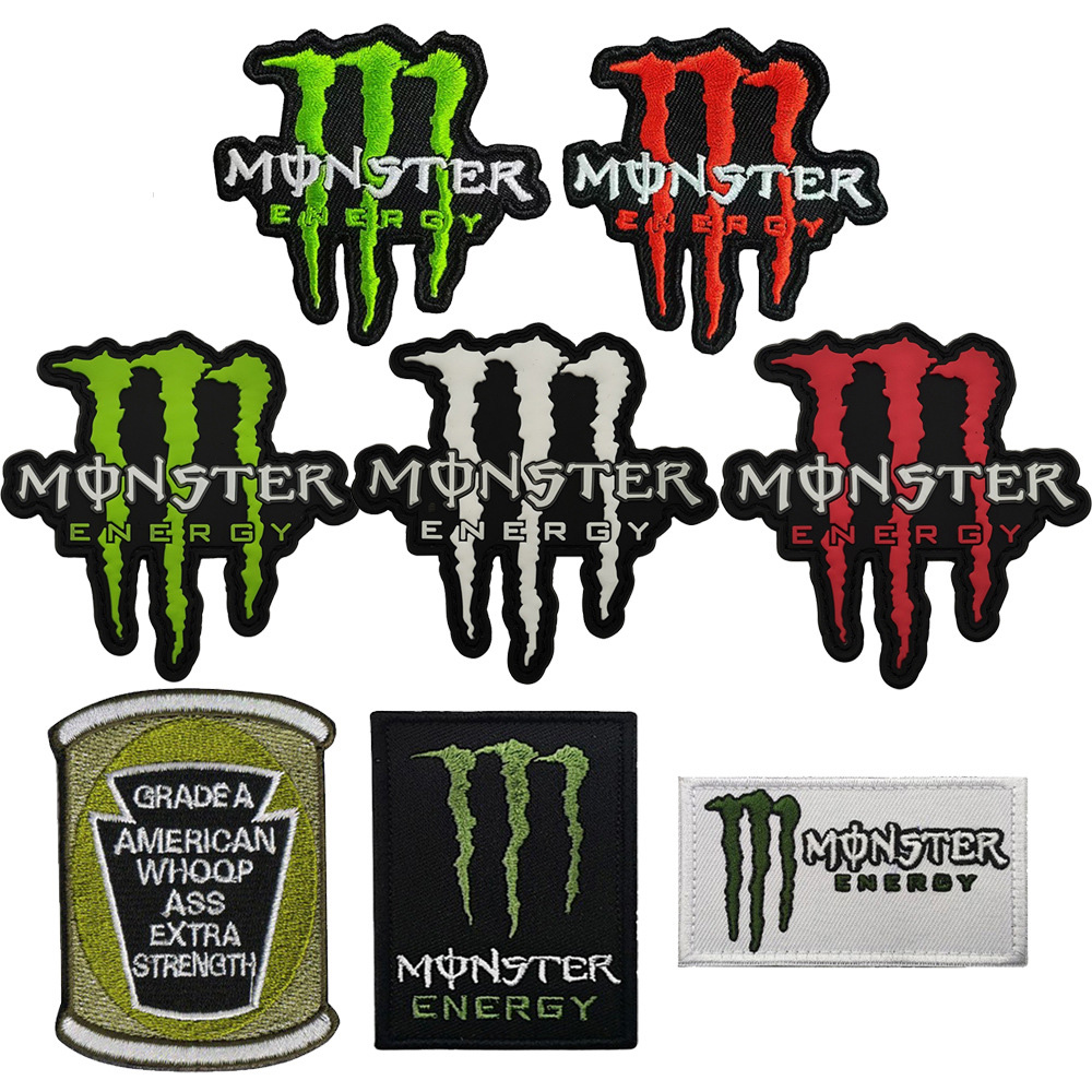 魔爪能量爪子logo标志刺绣魔术贴士气章户外背包军鸟臂章魔术贴