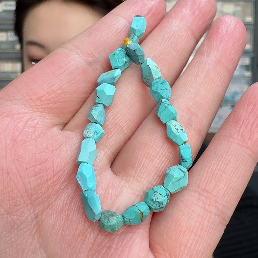 绿松石珠宝奇石未镶嵌